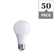 Simply Conserve Pack of (50) - 9 Watt Dimmable Medium (E26) LED Bulb - 800 Lumens, 2700K and 81 CRI N/A