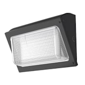 Simply Conserve 14" Wide Commercial LED Wall Pack with Adjustable Color Temperature - 3000K, 4000K, 5000K Black