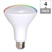 Simply Conserve Pack of (4) - 8 Watt Dimmable Medium (E26) LED Bulb - 800 Lumens, 2700K, 6500K and 80 CRI N/A