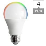 Simply Conserve Pack of (4) - 9 Watt Dimmable Medium (E26) LED Bulb - 800 Lumens, 2700K, 6500K and 81 CRI N/A