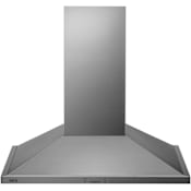 SKS 200 CFM 30 Inch Wide Wall Mounted Range Hood with Mesh Filters and 5 Speeds Stainless Steel