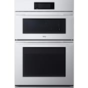 SKS 30 Inch Wide 6.4 Cu. Ft. Electric Oven and Microwave Combo with Meat Thermometer and Sabbath Mode Stainless Steel