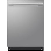 SKS PowerSteam 24 Inch Wide 15 Place Setting Energy Star Rated Built-In Top Control Dishwasher with Intelligent Lighting Stainless Steel