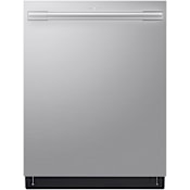 SKS 24 Inch Wide 15 Place Setting Built-In Top Control Dishwasher with 3 Racks and 10 Wash Cycles Stainless Steel