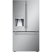 SKS 36 Inch Wide 120 Volt 25.5 Cu. Ft. Energy Star Certified French Door Refrigerator with External Water Dispenser Stainless Steel