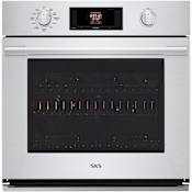 SKS 30 Inch Wide 4.7 Cu. Ft. Electric Single Oven with Self Clean and Sabbath Mode Stainless Steel