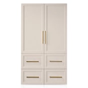 SKS 48 Inch Wide 15 Amp 26 Cu. Ft. Energy Star Certified Panel Ready French Door Refrigerator with LED Lights Panel Ready