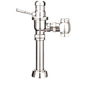 Sloan Exposed Water Closet Flushometer, for floor mounted or wall hung 1 1/2" top spud bowls. Specifically engineered for salt water and severe water conditions. Factory Set at 3.5 GPF Chrome