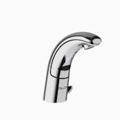 Sloan Sensor Activated Electronic Hand Washing Faucet For Pre-Tempered or Hot and Cold Water Operation with Integral Spout Temperature Mixer. Battery Powered Models Chrome