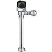 Sloan Exposed, Battery Powered, Sensor Activated Sloan ECOS™ Electronic Dual Flush Model Water Closet Flushometer for floor mounted or wall hung top spud bowls. Full Flush 1.6 GPF Chrome