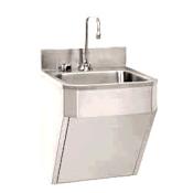 Sloan Stainless Steel Hand Washing Sink with Sloan OPTIMA Sensor Operated Faucet ETF-700 Chrome