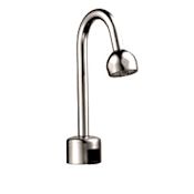 Sloan Sensor Activated Electronic Gooseneck Hand Washing Faucet for Tempered or Hot/Cold Water Operation with 8" Trim Plate. Less Transformer Chrome