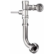 Sloan Water Saver (3.5 gpf) Exposed, Water Closet Flushometer for floor mounted 1-1/2" back spud bowls with Sweat Solder Adapter Kit and Extended Bumper on Angle Stop (for seat with cover) Chrome