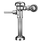 Sloan Water Saver (3.5 gpf) Exposed Water Closet Flushometer with Regal XL Option, for floor mounted or wall hung 1-1/2" top spud bowls. Chrome