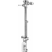 Sloan Royal Slimline Bedpan Washer 3.5 GPF Water Closet Flushometer with Deoseptic Unit, SaniGuard Antimicrobial Handle, Handle Socket, and Spray Arm Chrome