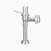 Sloan Dolphin 1.28 GPF Manual Top Spud Flushometer Polished Chrome