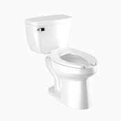 Sloan Floor-Mounted 1.6 gpf (6.0 Lpf) ADA 12" Rough-in Pressure-Assisted/Tank Toilet White