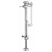 Sloan Slimline Bedpan Washer Regal 3.5 GPF Water Closet Flushometer with Elbow, Pipe Support, and Water Saver Chrome