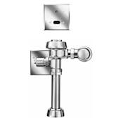Sloan Low Consumption (1.28 gpf) Exposed Water Closet Flushometer, for floor mounted or wall hung 1-1/2" top spud bowls. Chrome
