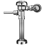 Sloan Low consumption (1.6 gpf) Exposed Water Closet Flushometer with Regal XL option, for floor mounted or wall hung 1-1/2" top spud bowls. Chrome