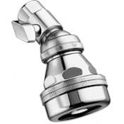 Sloan Act-O-Matic®, Chrome Plated, Self-Cleaning Shower Head with Thumb Screw Control Chrome