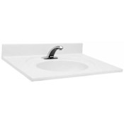 Sloan 30" Single Station Solid Surface Lavatory System Equipped with Sloan OPTIMA Senor Operated Faucet EBF-85 Stone