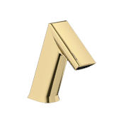 Sloan BASYS 0.5 GPM Deck Mounted Bathroom Faucet with IR Sensor and Battery Power Polished Brass