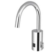 Sloan Optima 1.5 GPM Single Hole Electronic Bathroom Faucet with Mechanical Mixing Valve Chrome