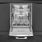 Smeg 24 Inch Wide 13 Place Setting Built-In Top Control Dishwasher with FlexiZone and Delay Start Black
