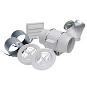 Soler and Palau TD-150 Dual-Vent In-Line Fan Kit White
