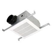 Soler and Palau 50 CFM 2 Sone Ceiling Mounted HVI Certified Bath Fan with Built-In Backdraft Damper White