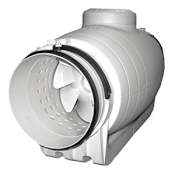 Soler and Palau Extremely Quiet 8 Inch Inline Mixed Flow Duct Fan Off-White Reinforced Plastic