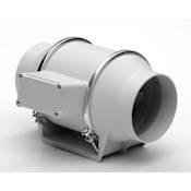 Soler and Palau 5"/125MM Inline Mixed Flow Duct Fan Off-White Reinforced Plastic