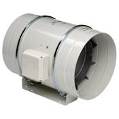 Soler and Palau 10"/250MM Inline Mixed Flow Duct Fan Off-White Metal w/Epoxy Coating