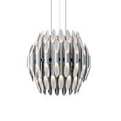 Sonneman Chimes 24" Wide Suspension Pendant Polished Chrome