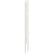 Sonneman Constellation 6" Wide Chandelier Satin Brass / White Optical