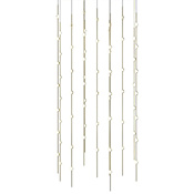 Sonneman Constellation 36" Wide Beaded Chandelier Satin Brass / White Optical