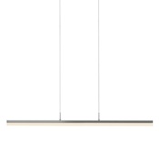 Sonneman Stiletto 45" Wide Linear Pendant Bright Satin Aluminum