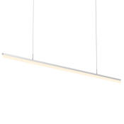 Sonneman Stiletto 72" Wide Linear LED Chandelier Bright Satin Aluminum