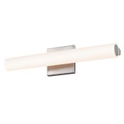 Sonneman Tubo Slim 18" LED Bath Bar with Flat Trim Satin Nickel