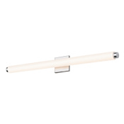Sonneman Tubo Slim 32" LED Bath Bar with Drum Trim Polished Chrome