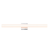 Sonneman Tubo Slim 32" LED Bath Bar with Flat Trim Polished Chrome