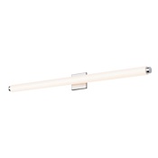 Sonneman Tubo Slim 40" LED Bath Bar with Drum Trim Polished Chrome
