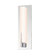 Sonneman Tubo Slim 12" LED Bath Panel Sconce with Spine Trim Polished Chrome
