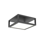 Sonneman Cubix 1 Light Short LED Surface Mount Satin Black