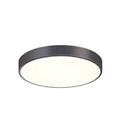 Sonneman Pi 16" Wide 1 Light LED Flush Mount Ceiling Fixture Black Bronze
