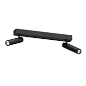 Sonneman Haim 11" Wide LED Flush Mount Ceiling Fixture Textured Black
