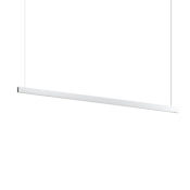 Sonneman Lithe 96" Wide Suspension Linear Pendant Natural Anodized