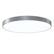 Sonneman Pi 30" Wide LED Flush Mount Drum Ceiling Fixture - 3500K - 277 Bright Satin Aluminum