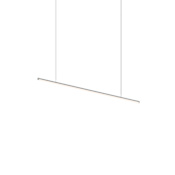 Sonneman Fino 48" Wide LED Suspension Linear Pendant Polished Chrome